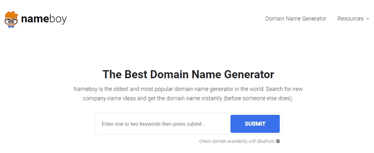 shopify domain name generator