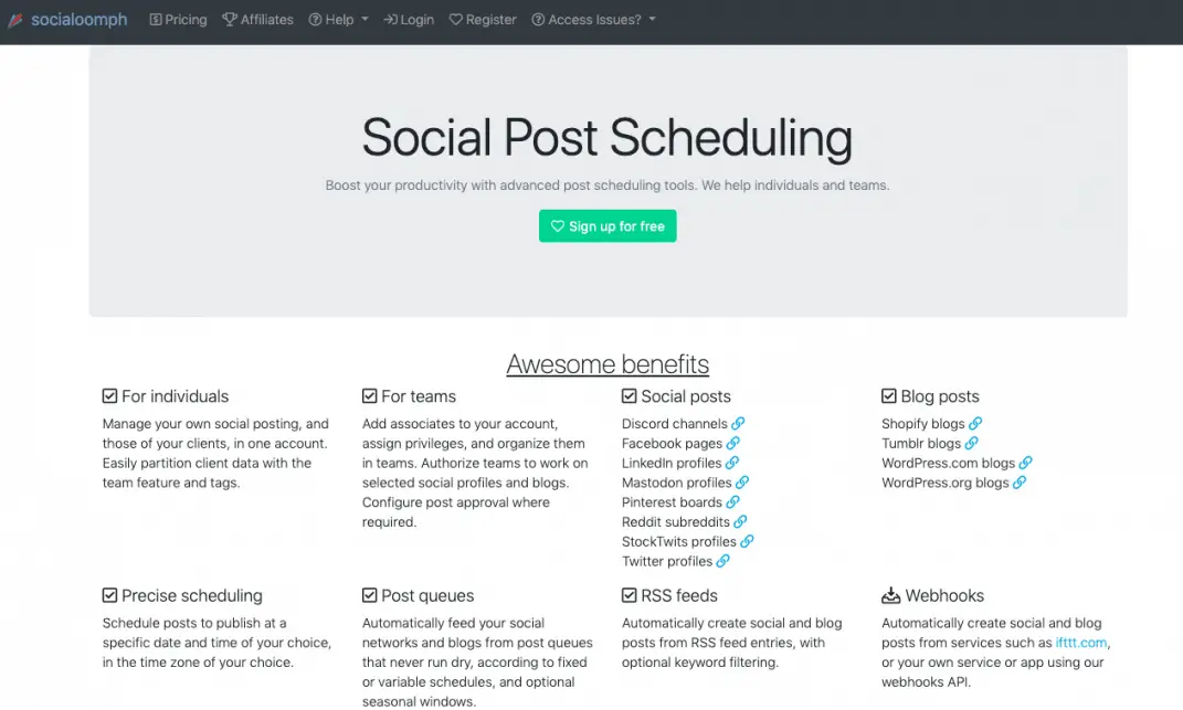 social media manager software