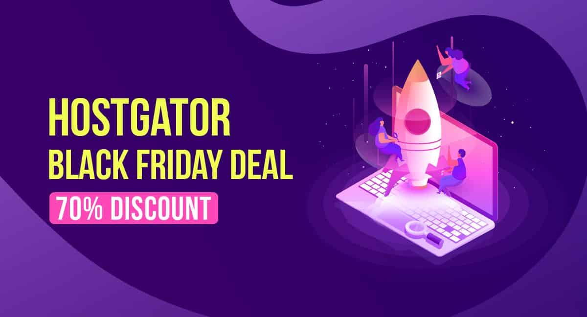 HostGator Black Friday Deal 2019: FREE Domain and 70% OFF
