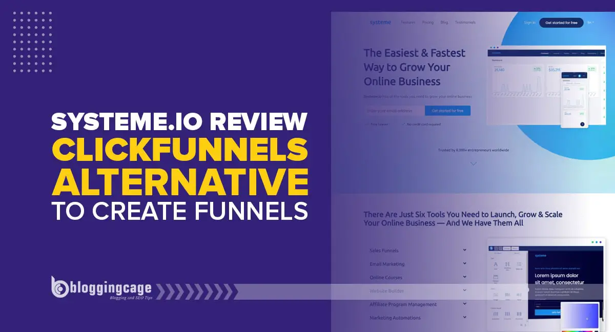 Systeme.io Review: ClickFunnels Alternative to Create Funnels